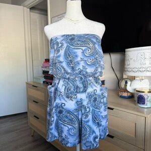 vtg gloria's fashions 80s tube top romper